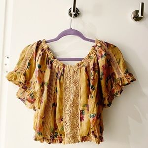 Sunday St. Tropes floral blouse